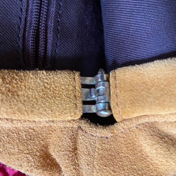 Genuine suede Gianni Bernini cross body bag - Picture 8 of 16